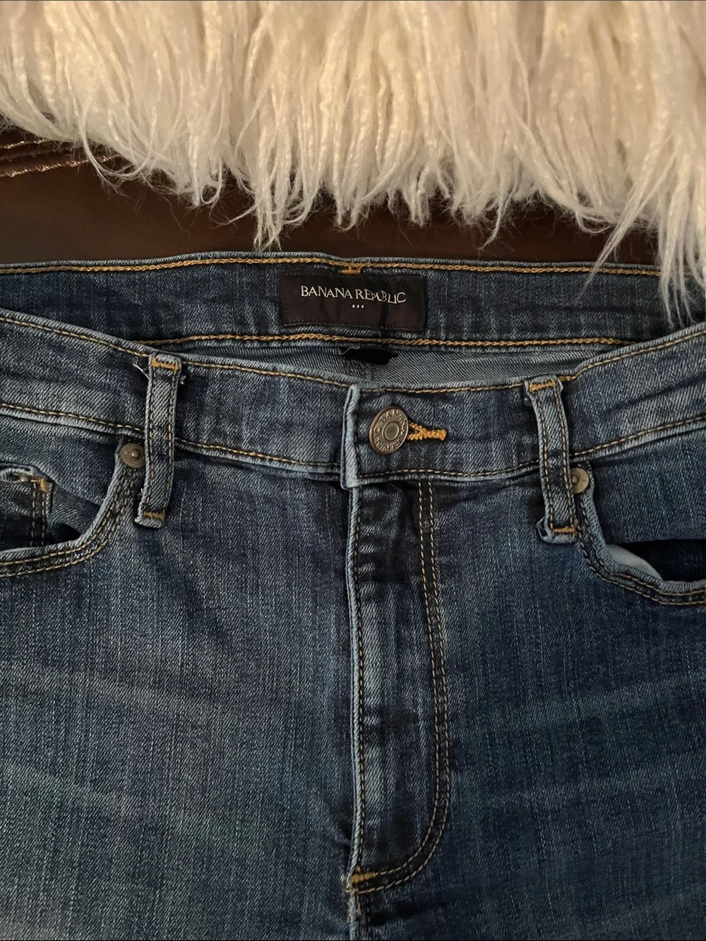 Banana Republic Faded Blue Denim Jean Shorts